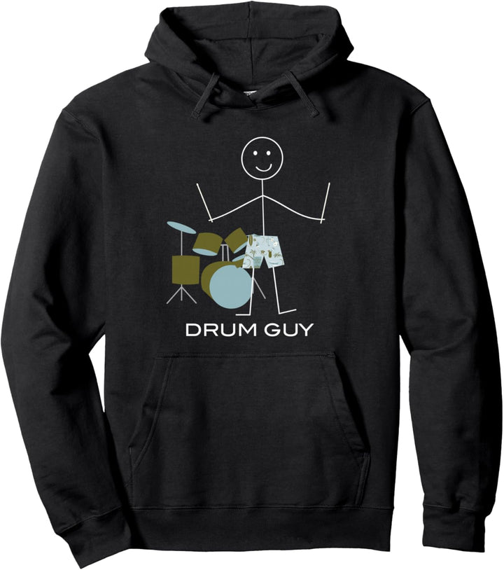 Lustiger Herrentrommler, Junge Trommelmusiker Pullover Hoodie