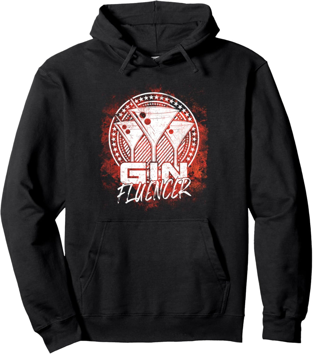 GINfluencer | Cocktail Getränk | Lustiger GIN Trinker Spruch Pullover Hoodie