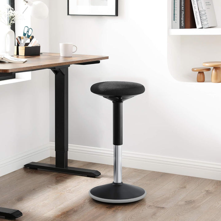 SONGMICS Dynamischer Sitzhocker, Stehhocker, Arbeitssitz, 360 ° drehbar, ergonomisch, höhenverstellb