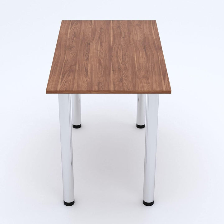 mikon 70x40 | Esszimmertisch - Esstisch - Tisch mit Chrombeinen - Küchentisch - Bürotisch | Burgund