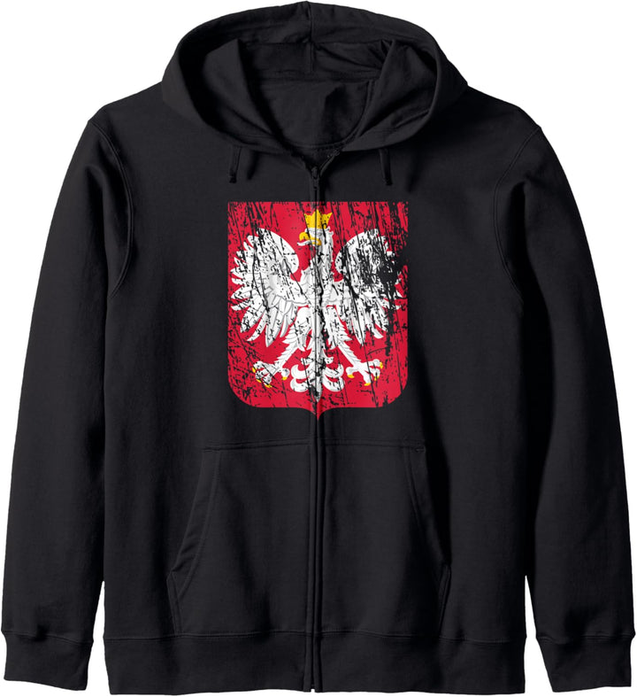Poland - Dyngus Day - Godlo Polskie Polish Coat of Arms Kapuzenjacke