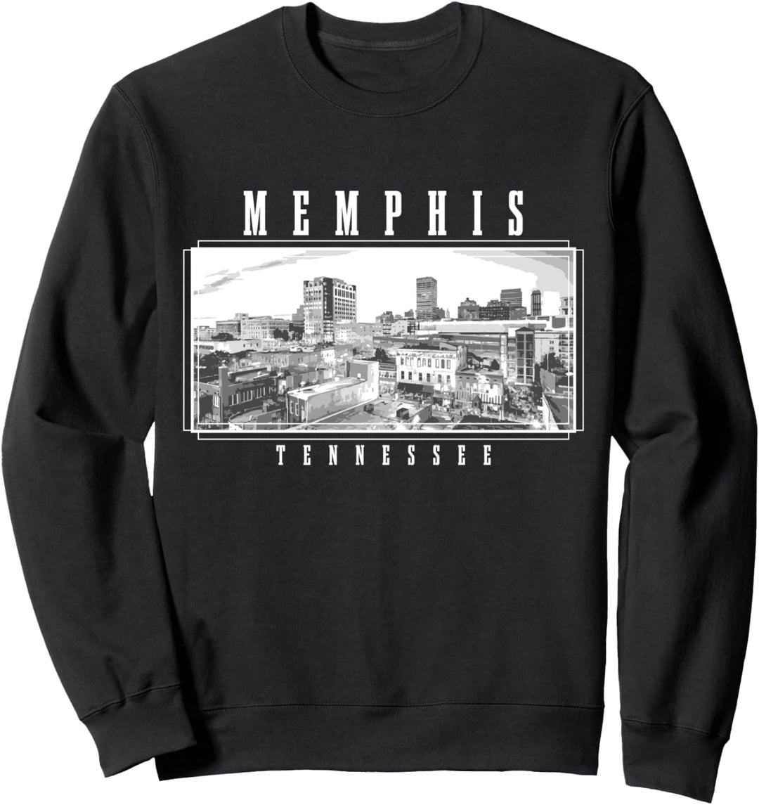 Memphis Tennessee Vintage Souvenir Skyline USA Sweatshirt