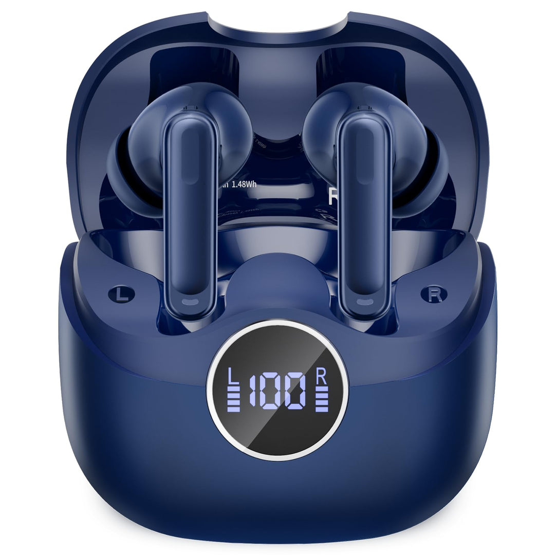 ANC Bluetooth Kopfhörer mit Hybride Aktive Geräuschunterdrückung, In Ear Kopfhörer Bluetooth mit -45