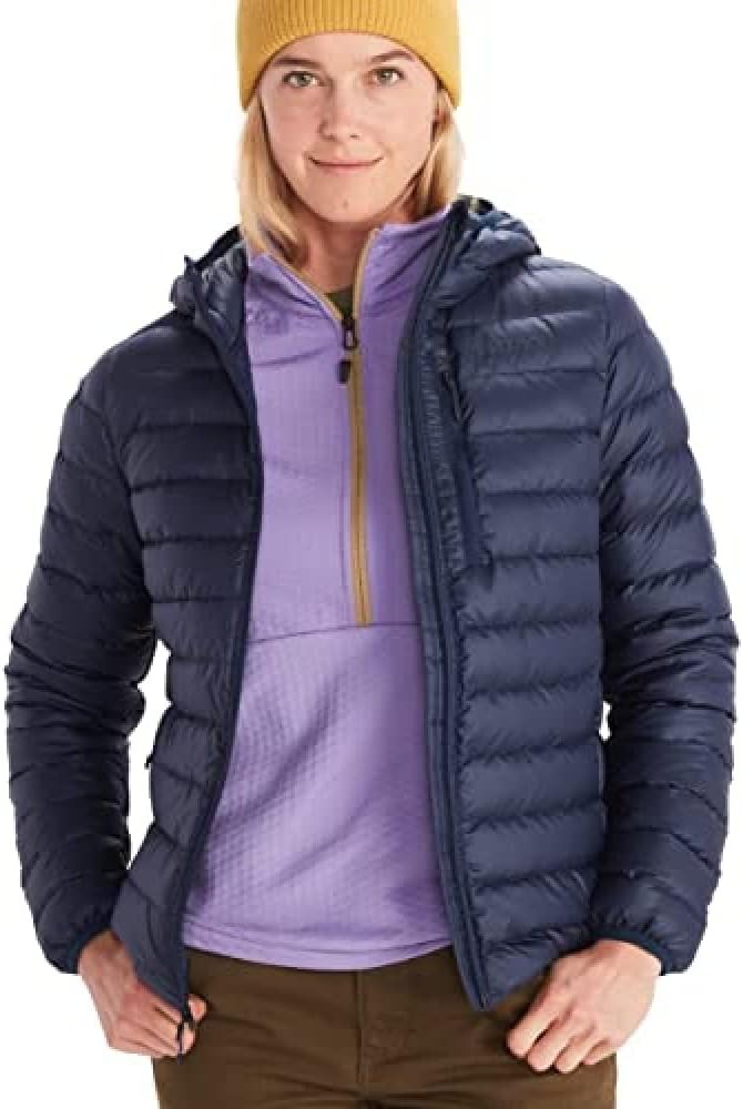 Marmot Damen Wm's Highlander Hoody Leichte Daunenjacke, warme Winterjacke, wasserabweisende Steppjac