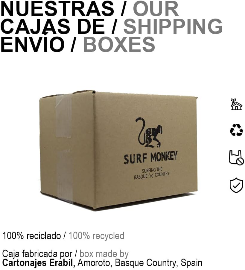 SURF MONKEY Recycled Bucket Repreve® Fischermütze Unisex Erwachsene Einheitsgrösse Schwarz, Einheits