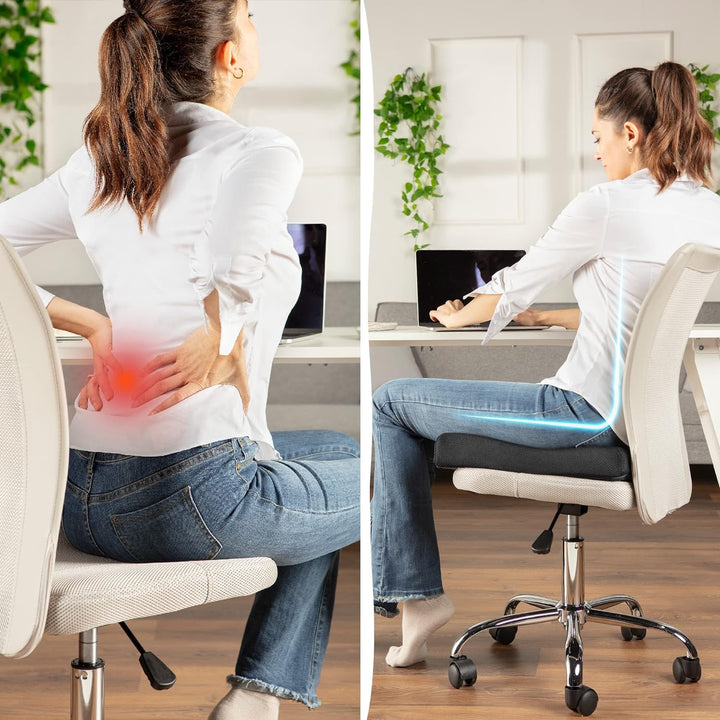 Flowen Sitzkissen Stuhl Orthopädisch Sitzring Steissbein Entlastung Sitzpolster Hämorrhoiden Auto St