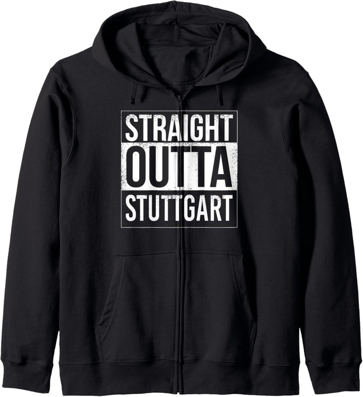 Straight outta Stuttgart - Deutschland Stadt Stolz Kapuzenjacke