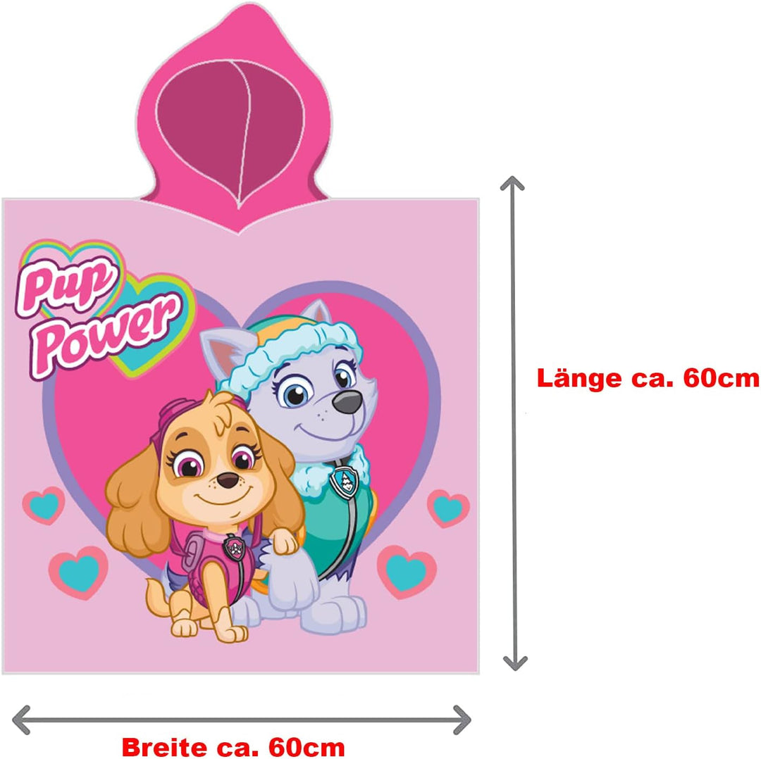 Paw Patrol Kinder Kapuzen Bade-Poncho Girl&