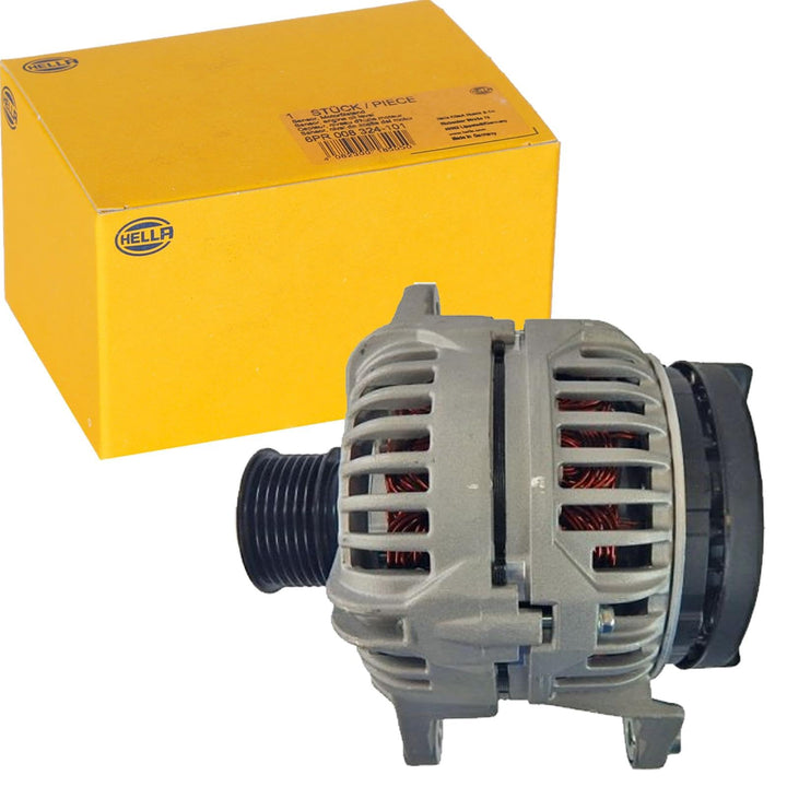 HELLA - Generator/Lichtmaschine - 14V - 140A - für u.a. Fiat Ducato Chassis (250_, 290_) - 8EL 011 7