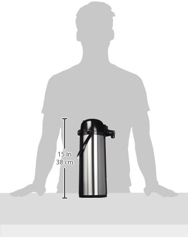 Quid Xylon Thermoskanne, Edelstahl, 1,9 l, Stahl (Packung mit 2) 1,9L (Packung mit 2), 1,9L (Packung