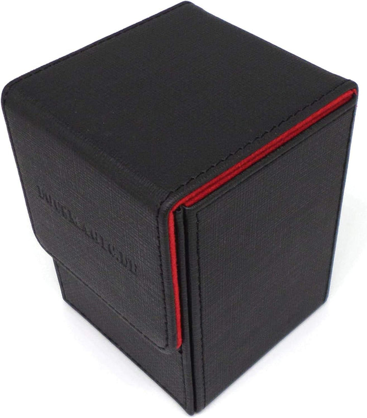 docsmagic.de Premium Magnetic Tray Long Box Black/Red Large + 4 Flip Boxes - Schwarz/Rot Large + 4 F