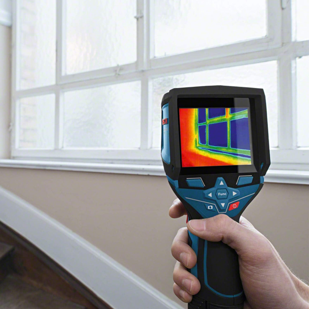 Bosch Professional 12V System Wärmebildkamera GTC 400 C (1x Akku 12V + Ladegerät, mit App-Funktion,
