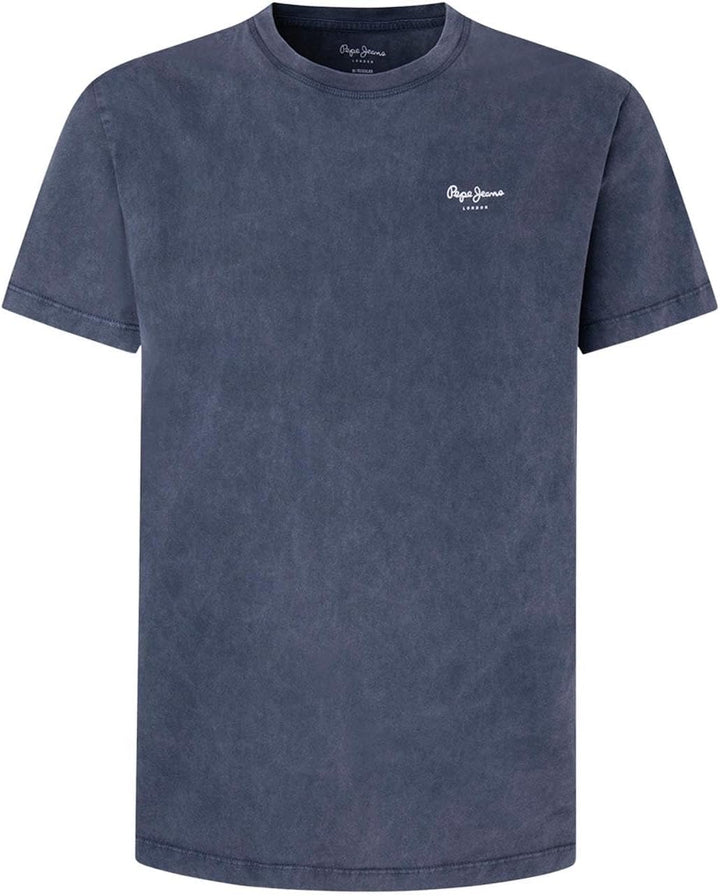 Pepe Jeans Herren Jacko T-Shirt, Blue (Dulwich), S