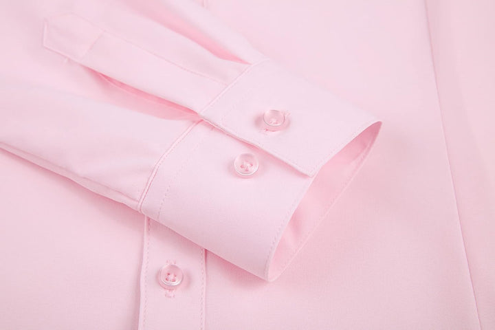 Alex Vando Bluse Damen Langarm Hemd Damen Stretch – Business Button Down Shirts, Bügelfrei Arbeitshe