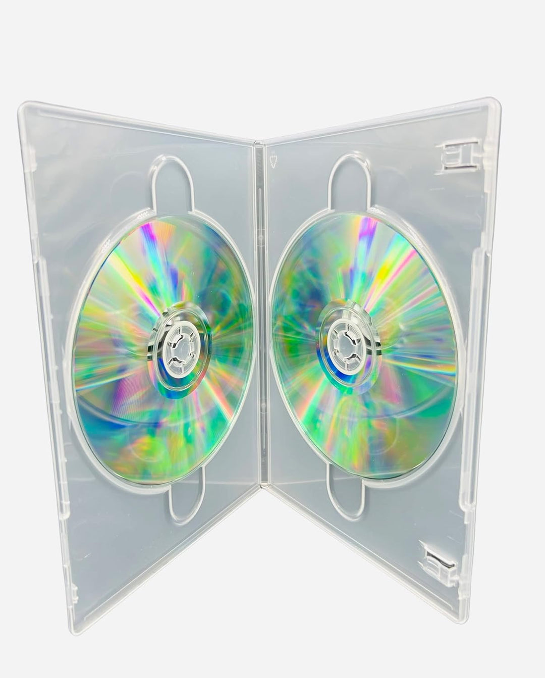 Dragon Trading® DVD-/CD/Blu-Ray-Hüllen (7 mm Rücken), transparent, 100 Stück