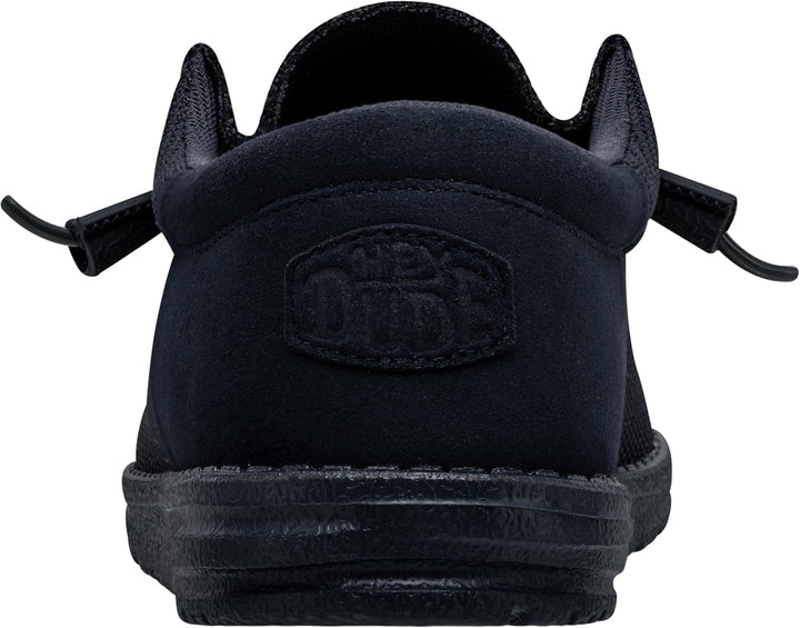 HEYDUDE - Wally Sox Stitch Herren - Slip on Schuhe - Herren Loafers, Black White 40 EU Navy, 40 EU N