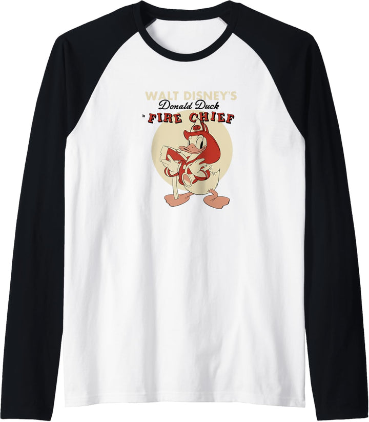 Disney Donald Duck The Fire Chief Raglan