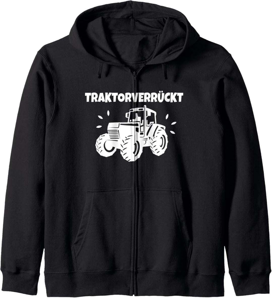 Traktorverrückt Geschenk Kapuzenjacke