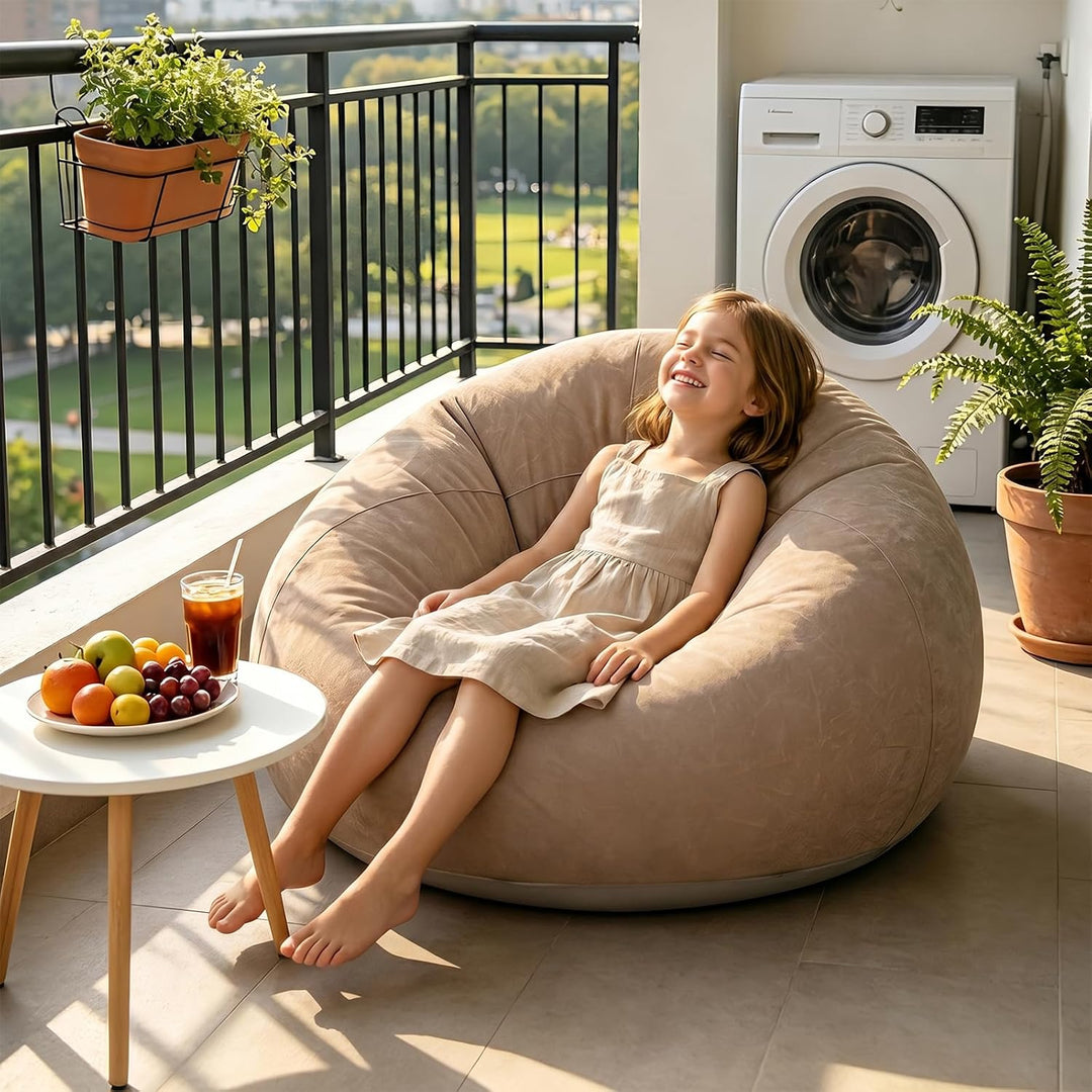 Tragbares & Wasserdichtes Luftsofa für Outdoor, Aufblasbarer Sessel Sitzsack, Camping, Strand, Pool