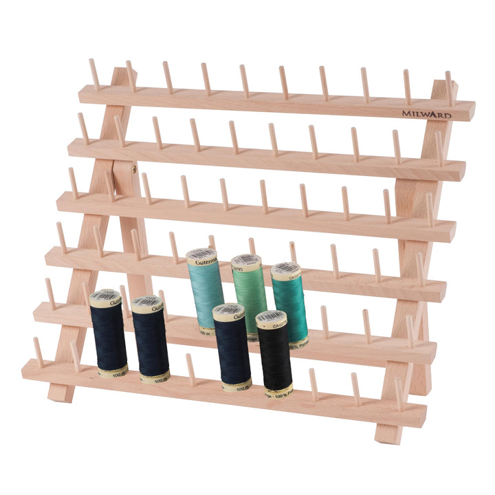 MILWARDS 2511419 Spulenhalter, Wood, Holz, 67x40