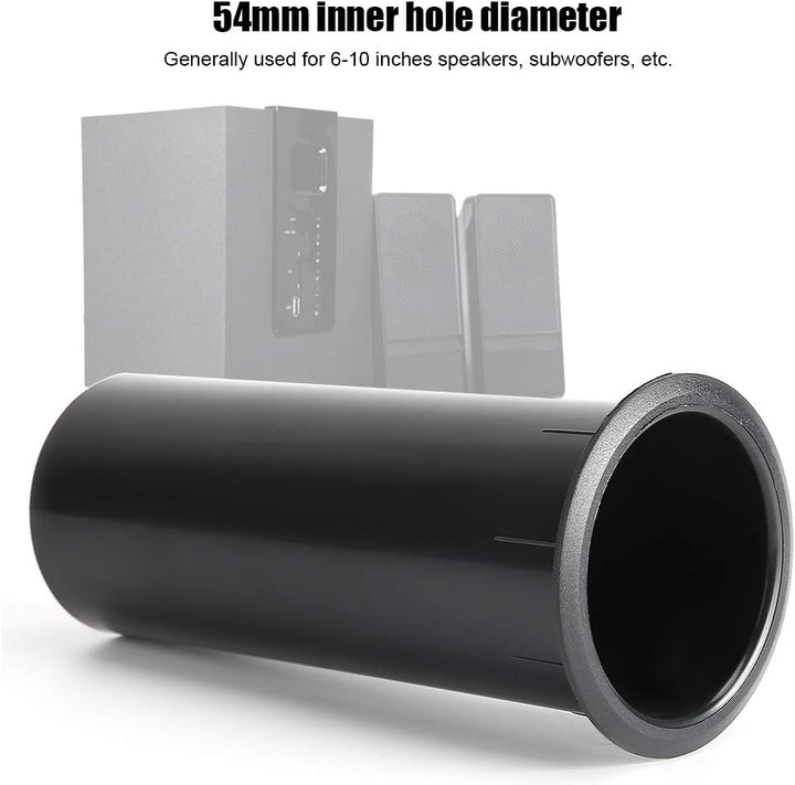 Topiky 2PCS Woofer Speaker Cabinet Port Wechselrichterrohr 60 mm offenes Loch 150 mm Gesamtlänge Gee