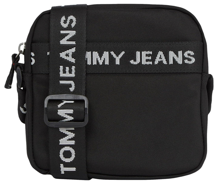 Tommy Jeans Herren Umhängetasche Essential Reporter Mittelgross Schwarz, Schwarz