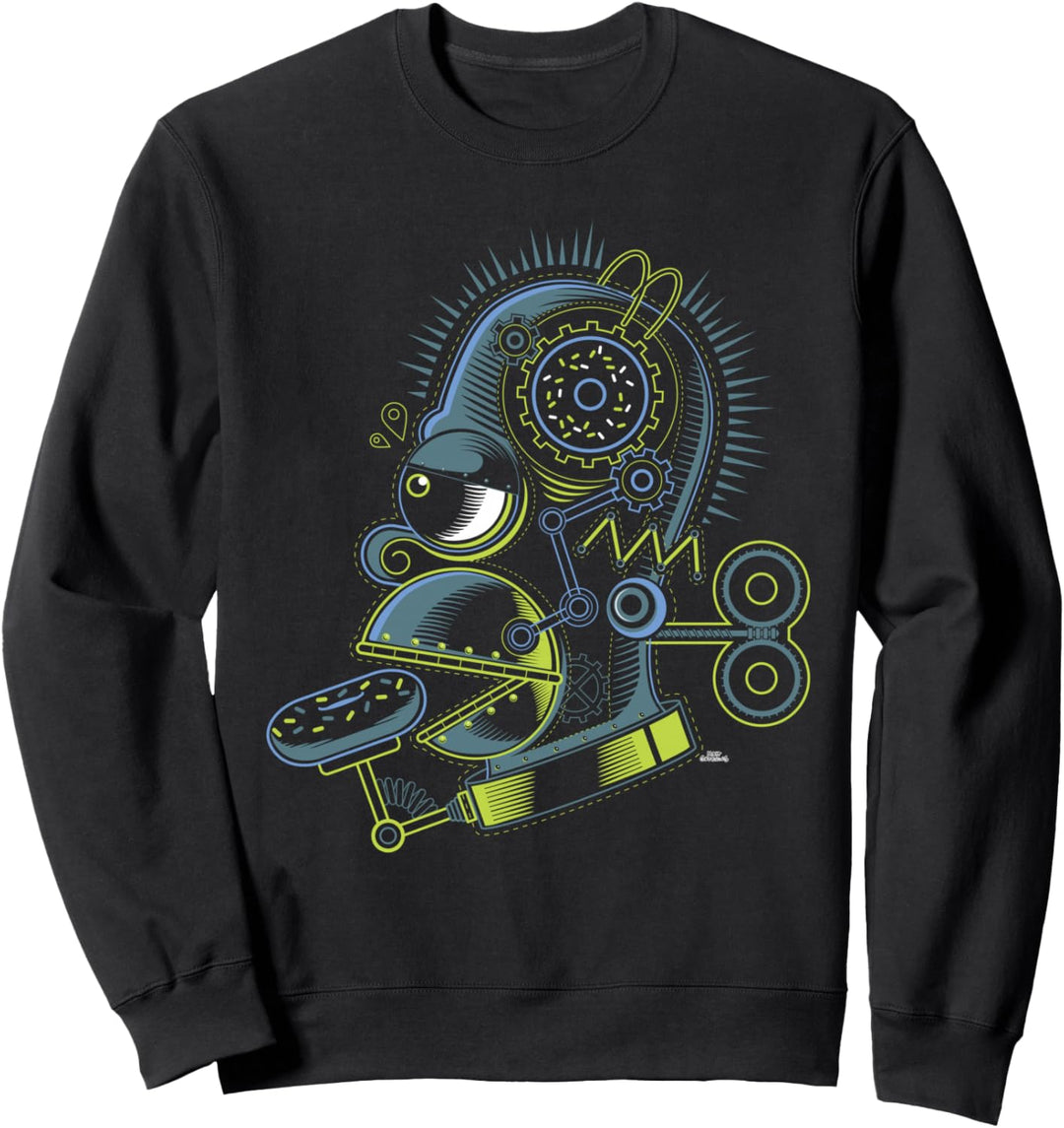 The Simpsons Homer Simpson Robot Sweatshirt