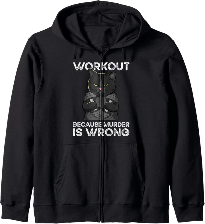 Workout Because Murder Is Wrong Kapuzenjacke