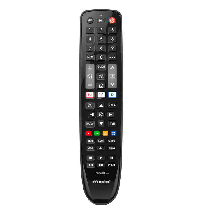 Meliconi Gumbody Personal 2+ Fernbedienung für LG TV, ersetzt die Originalfernbedienung, sofort eins
