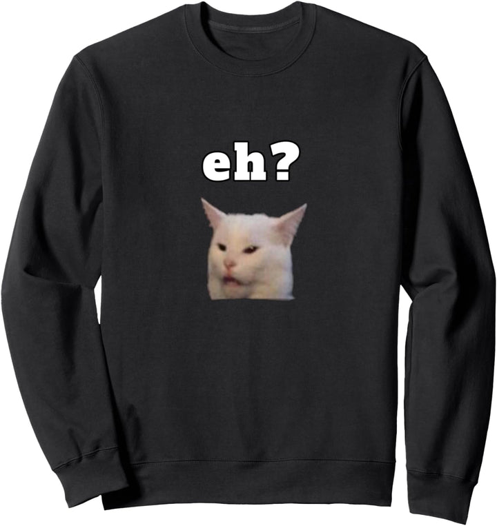 Smudge the Cat - Dinner Cat Meme Sweatshirt