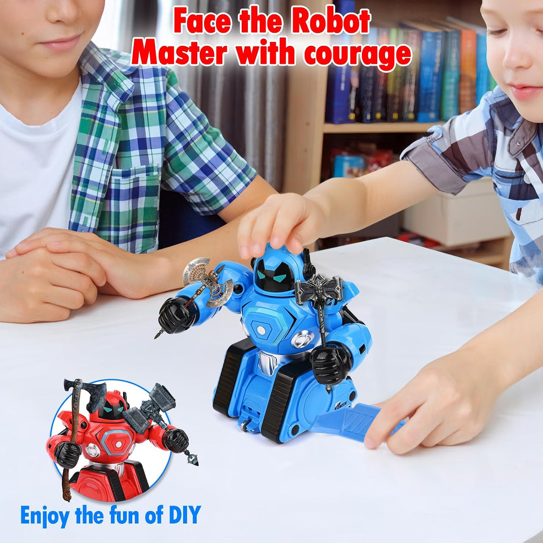 Ferngesteuerte Roboter Kampf, 2 Stück RC Kampfroboter Spielzeug mit LED Licht und Musik, Kombat Boxk