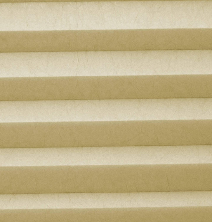 EXKLUSIV HEIMTEXTIL Plissee Verspannt mit Klemmträgern beige Crash 70 x 140 cm, Beige Crash 70 x 140