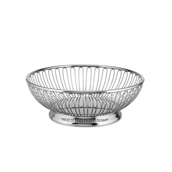Alessi 826/20 - Runder Draht Design Korb aus Edelstahl 18/10, Poliert, mittel, mittel