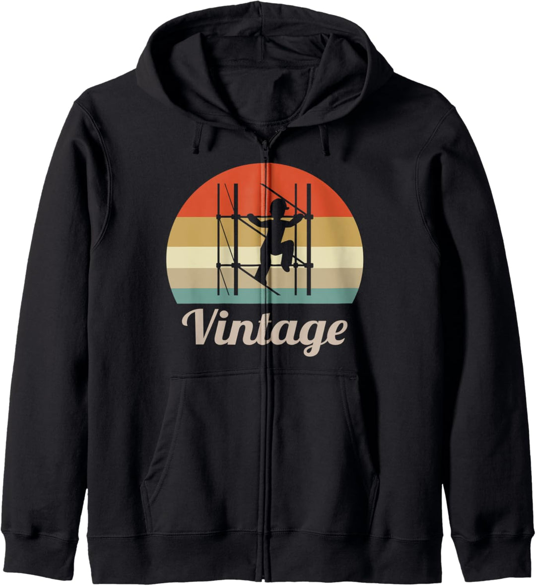 Beruf Gerüstbauer Gerüstbau Gerüster Fun Retro Vintage Style Kapuzenjacke