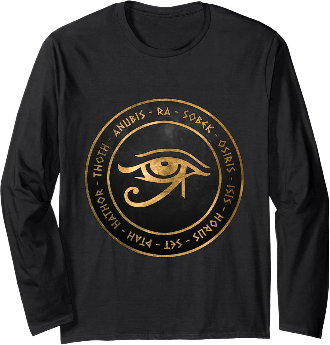 Ägyptische Götter Alte Götter und Göttinnen Auge von Ra Langarmshirt