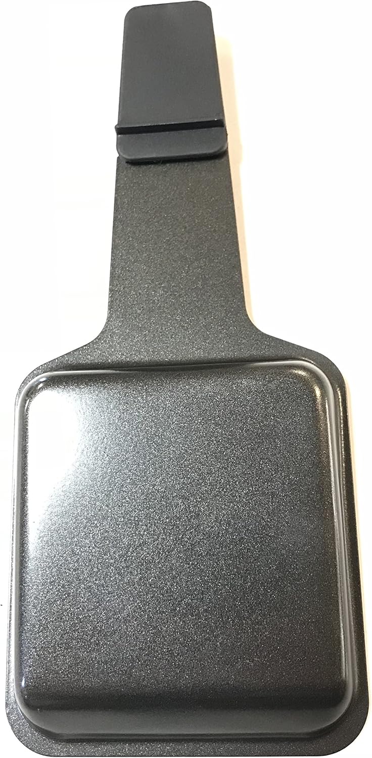 Spring KP3267000302 Raclette-Pfännchen, 18/8 Edelstahl, Schwarz Pfännchen One Size, Pfännchen One Si