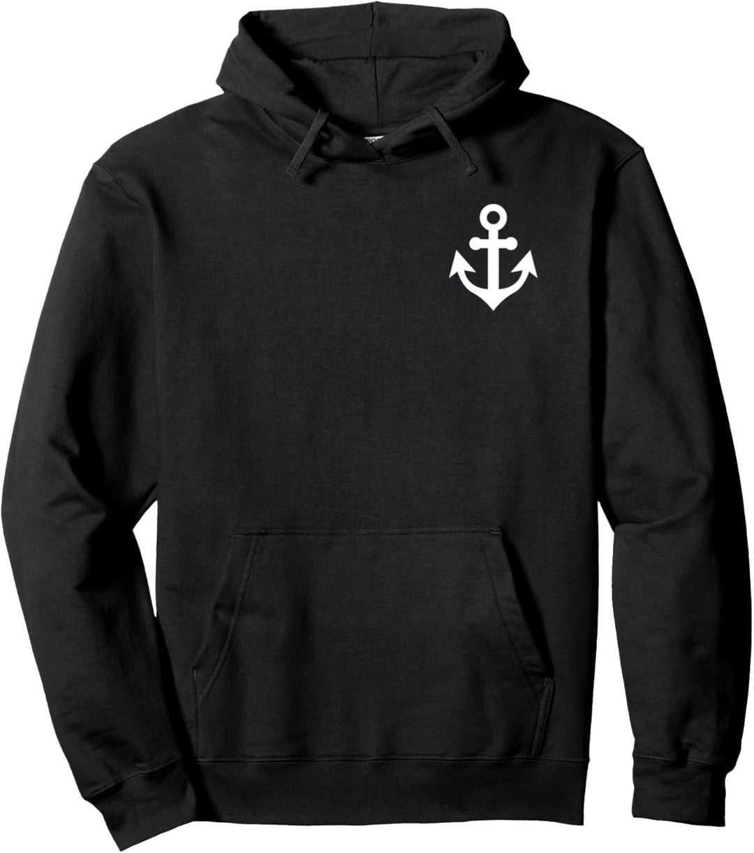 Seefahrer Anker auf Brust - Schiffsanker, Segler, Seefahrt Pullover Hoodie