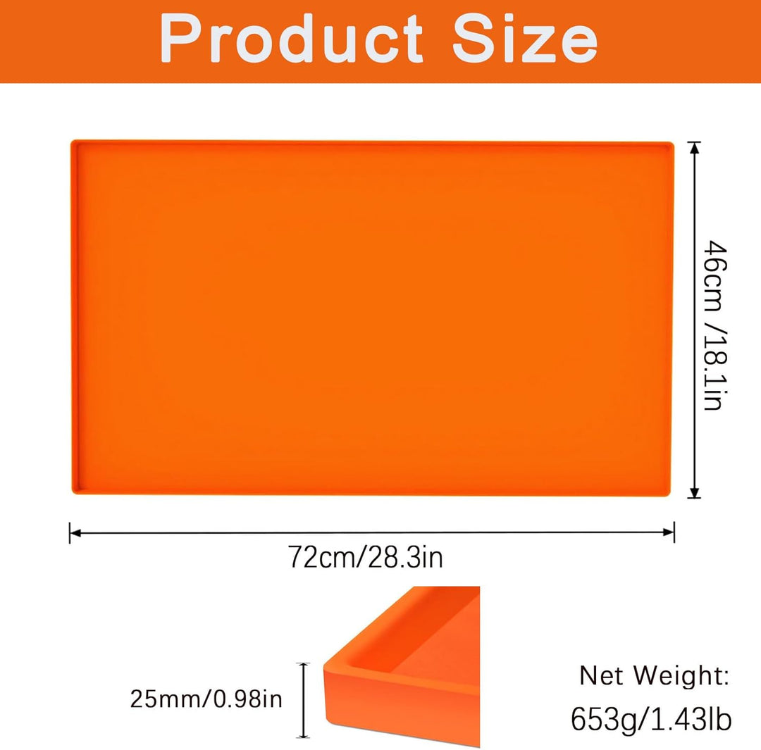 71,1 cm Silikon-Grillmatten für Blackstone, lebensmittelechte Silikon-Schutzhülle, wiederverwendbar,