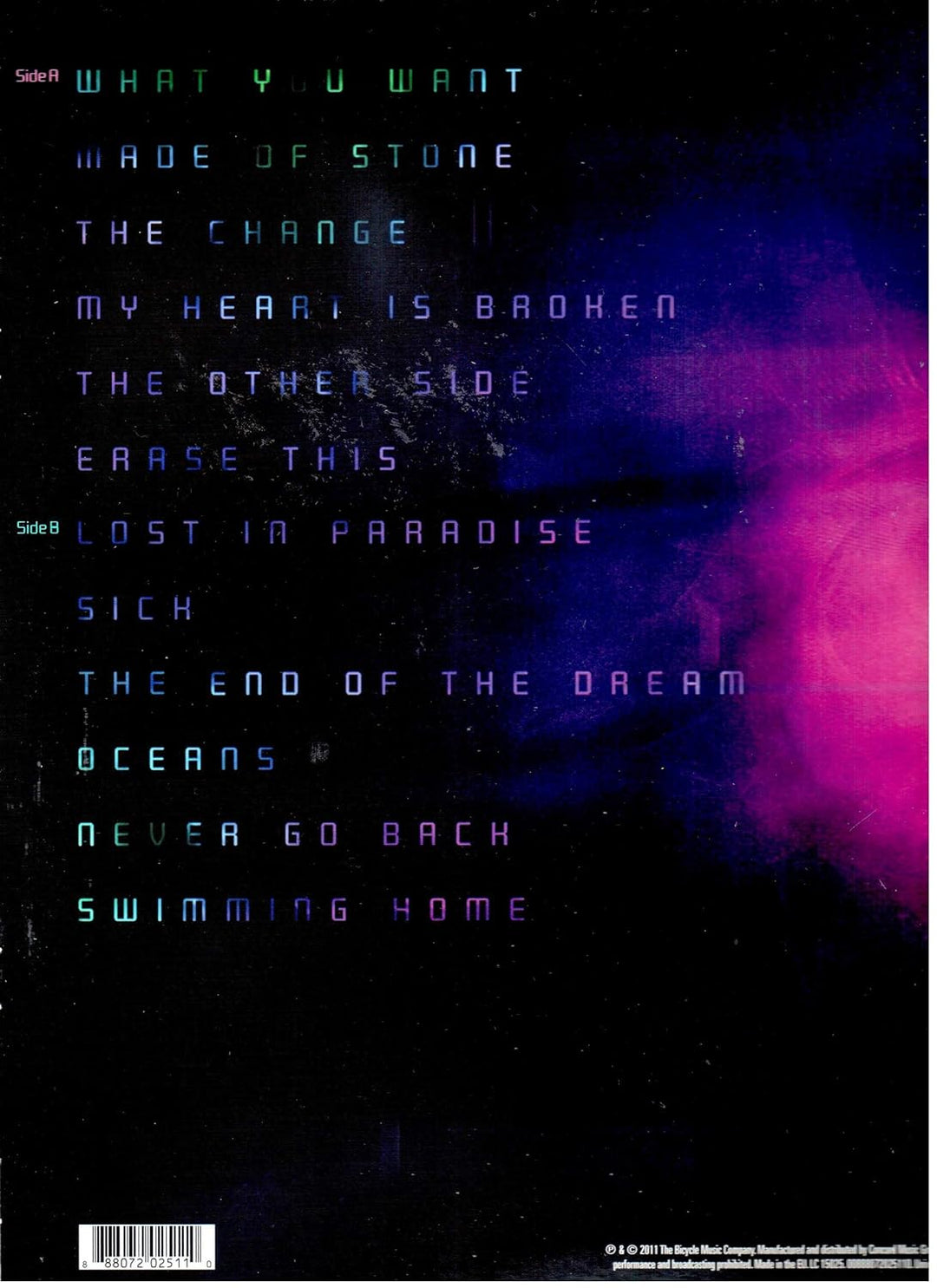 Evanescence, Vinyl