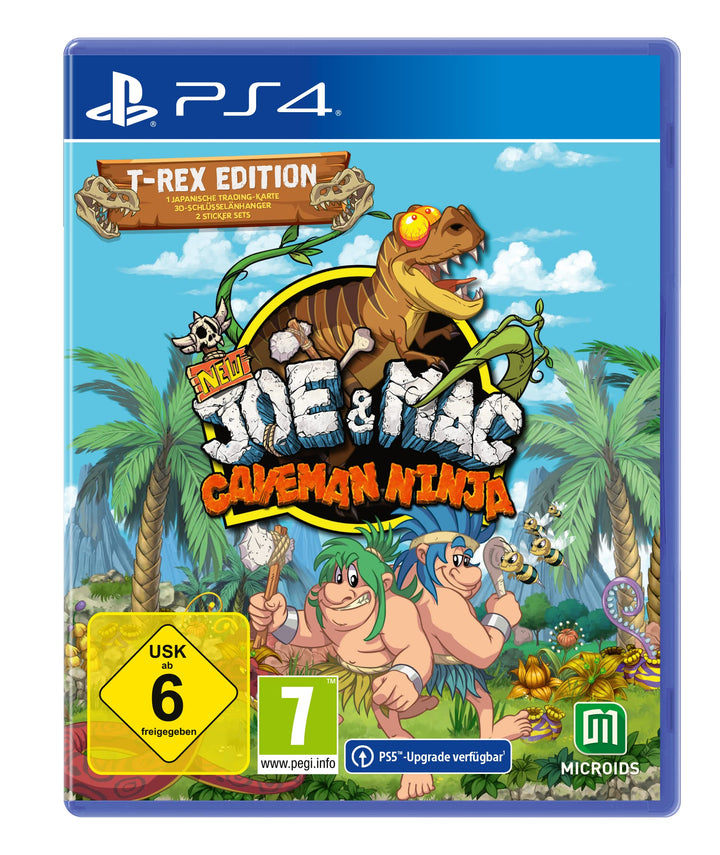 New Joe &amp; Mac: Caveman Ninja - T-Rex Edition [PS4] PlayStation 4, PlayStation 4