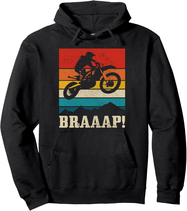 Motocross Braap MX Enduro Freestyle Motorrad Geschenk Pullover Hoodie