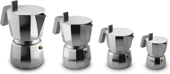 Alessi DC06/9 FM Espressokocher, Edelstahl, 12 cm 12 cm Amerikanisch, 12 cm Amerikanisch