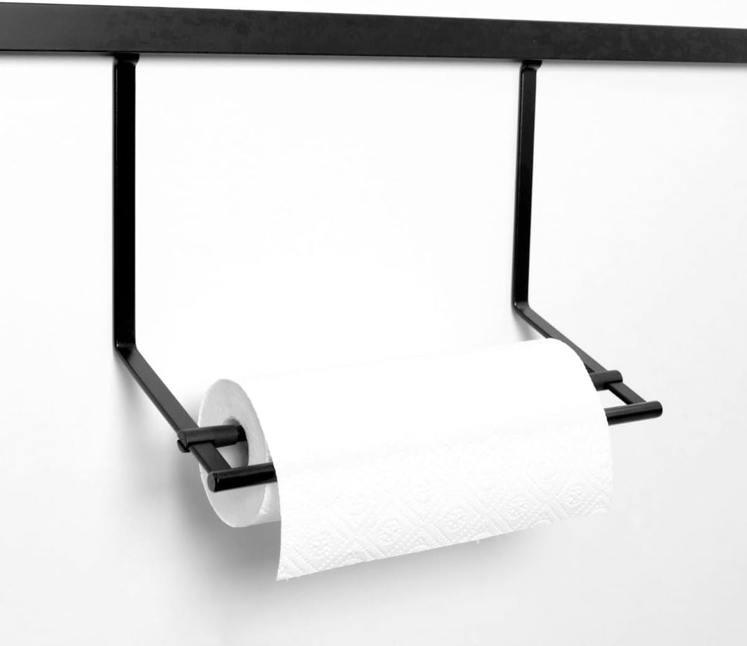 Kesseböhmer Linero style Papierrollenhalter schwarz 352 x 150 x 260 mm zum Einhängen von SOTECH, Pap