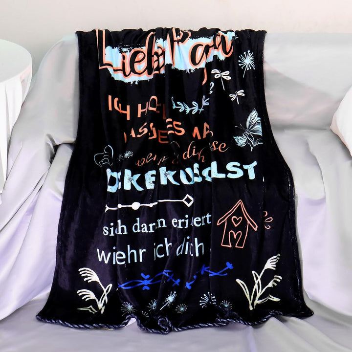 Original Geschenk Lieber Enkel Ich Hoffe Dass Jedes Mal Wenn Du Dich In Diese Decke Kuschelst Sie Di