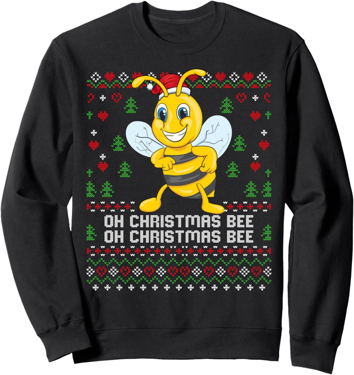 Oh Christmas Bee Keeper Honey Beekeeper Hässlicher Weihnachtspullover Sweatshirt