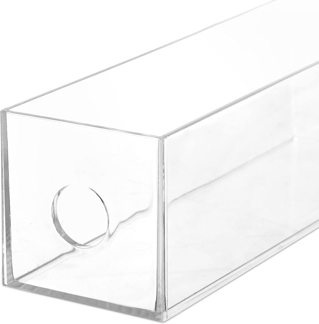 Relaxdays Schubladenbox Acryl, HBT: 6 x 25 x 17,5 cm, Hoch, Querformat, Organizer Kosmetik, Büro, 4