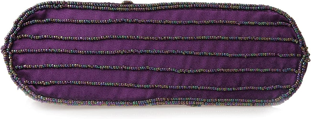 DA BODAN Vintage Floral Perlen Strass Stickerei Clutch Pailletten Hochzeit Party Abschlussball Tasch