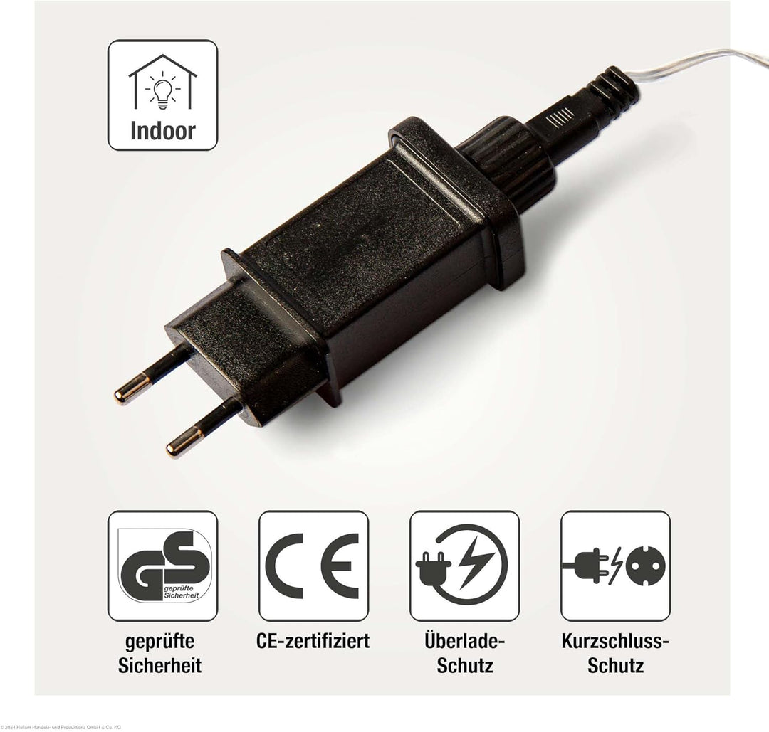 Hellum Batterie Adapter, 3V Netzteil Adapter Batterie-ersatz für AA x 2 Stück Batterien, AA x 2 Dumm
