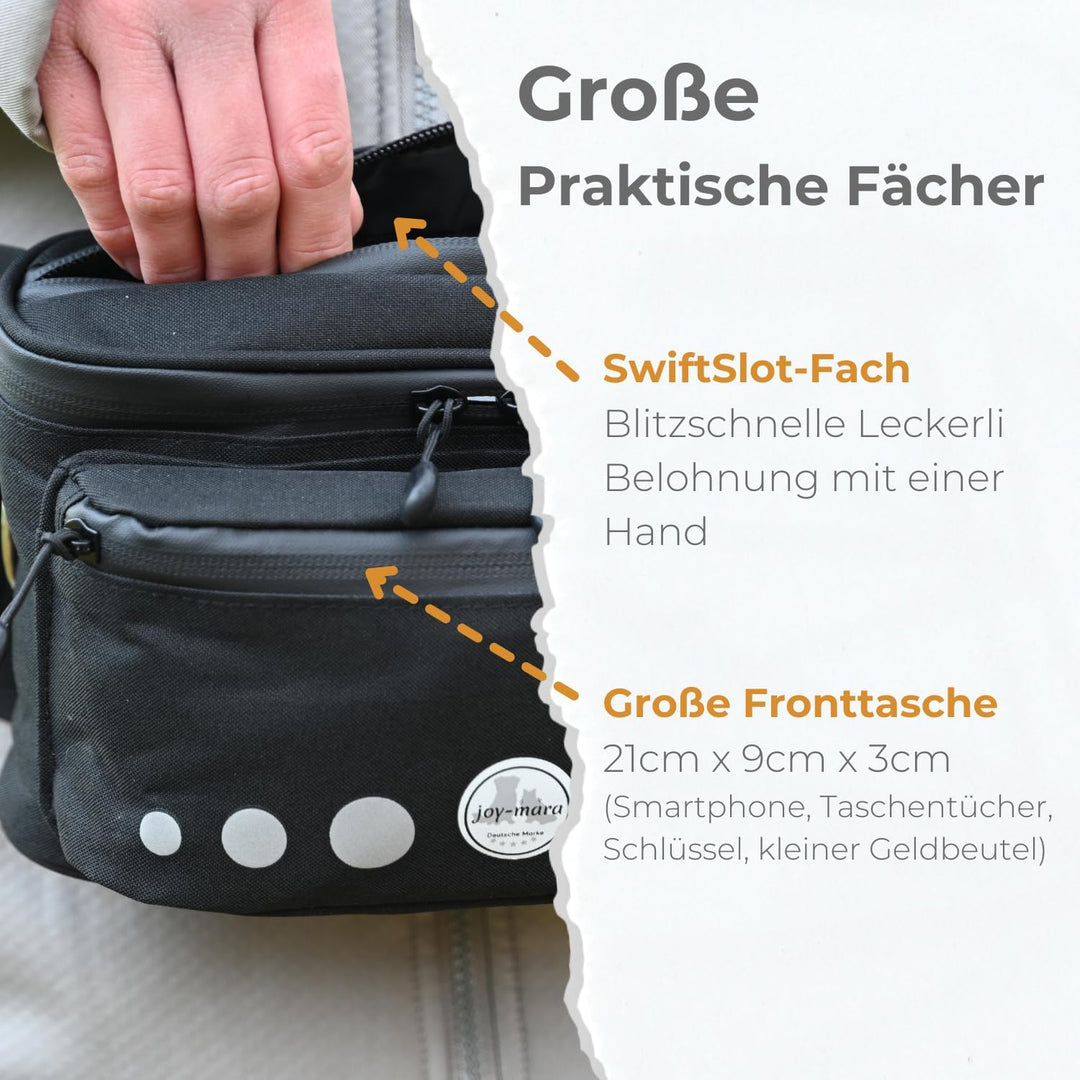 Leckerlitasche für Hunde - wasserdichte Hunde Leckerlitasche &amp; Bauchtasche Hundetraining, Gassi Tasc