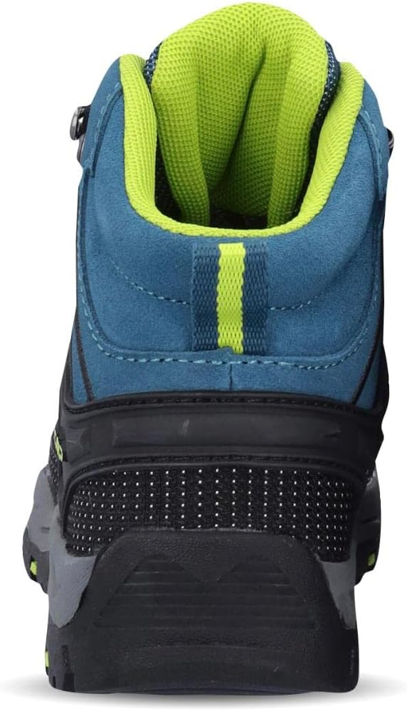 CMP Kids Rigel Mid Trekking Wp Walking Shoe, Deep Lake-Acido, 35 EU